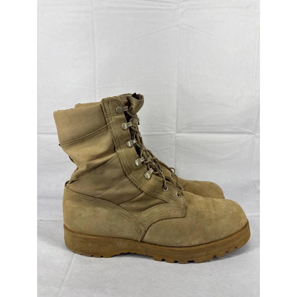 Altama Combat Boots Mens Beige Hot Weather HW Army Lace Up 12R Desert Military